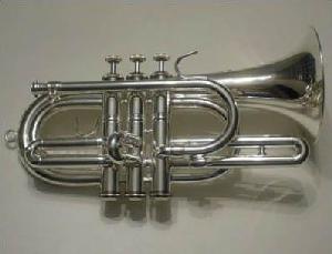 HONSUY CORNETA CORTA 3 PISTONES DO PLATEADA *LIQUIDACION