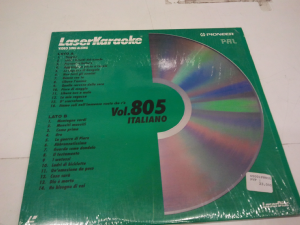 PIONEER DISCO PLAYBACK KARAOKE ITALIANO VOL.805