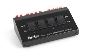 FONESTAR SPEAKER SWITCHBOX 4-WAY CB-4
