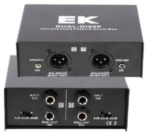EK AUDIO CAJA DIRECTA EK PASIVA DE DOS CANALES 