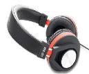 ALPHA AUDIO HP SIX ROJO NEGRO PLATA  AURICULAR