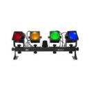 CHAUVET SET LUCES CORE BAR 4 C/ FUNDA + PIE + PEDALERA