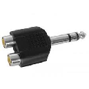 BESPECO ADAPTADOR 2 RCA HEMBRA JACK ST