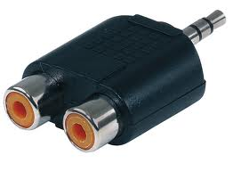HOT WIRE ADAPTADOR CONECTOR 2RCA/MJACK ST