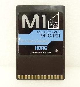 KORG TARJETA ROM MPC-P01 M-1 PATRONES DE RITMOS