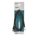 ALPHA AUDIO CABLE AUDIO JACK ST / 2 RCA 1.5M 190.150