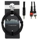 ALPHA AUDIO M JACK ST / 2 RCA 3M 190.165 CABLE AUDIO