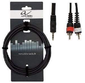 ALPHA AUDIO M JACK ST / 2 RCA 3M 190.165 CABLE AUDIO