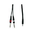 ACOUSTIC CONTROL CABLE AUDIO TUC 021 2JACKM-MINIJACK ST 5MTS