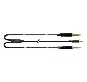 CORDIAL MJACK STEREO/ 2 JACK MONO 1.5M CABLE AUDIO 