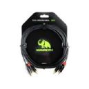 MAMMOTH 2RCA - 2RCA 10ft CABLE DE AUDIO