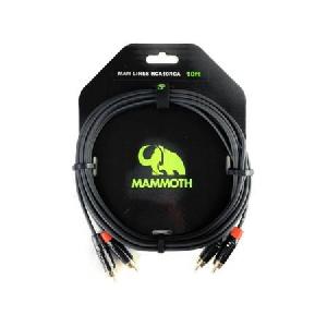 MAMMOTH 2RCA - 2RCA 10ft CABLE DE AUDIO