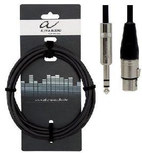ALPHA AUDIO XLR H / JACK ST PRO LINE 6M 190719 CABLE MICRO 