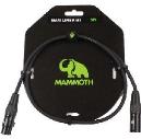 CABLE MICROFONO MAMMOTH DE 1 METRO