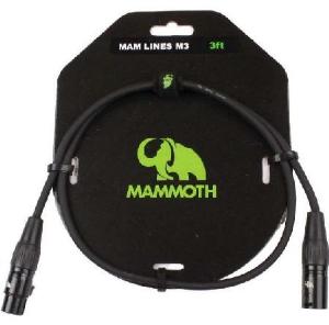 CABLE MICROFONO MAMMOTH DE 1 METRO