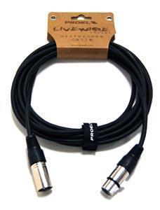 PROEL XLR/XLR LIVEW250LU10 10MTS CABLE MICRO