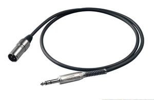 PROEL XLRM/JACK ST BULK230LU10 CABLE MICRO