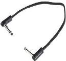 EBS INTERLINK PCF DELUXE JACK-JACK AA NEGRO - 28 CM CABLE GUITARA