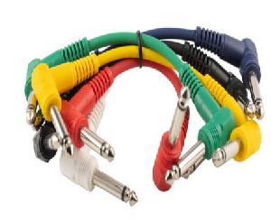 EK AUDIO 0,3 M PACK 5 UNIDADES CABLE PEDAL GUITARRA