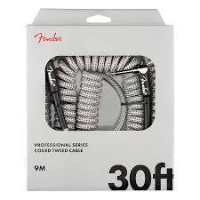 FENDER PRO COIL 30' WHT TWD CABLE GUITARA