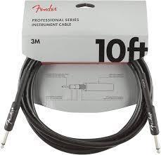 FENDER PROFESIONAL 10' BLACK CABLE GUITARRA