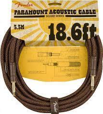 FENDER PARAMOUNT 18.6" ACUSTIC BROWN CABLE GUITARRA