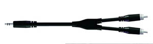 PROEL CABLE MJACK ST M/2RCA M BULK540LU18