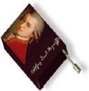 CAJA DE MUSICA MOZART MUSIC BOX PORTRAIT