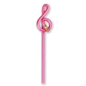 LAPIZ ROSA CON CLAVE DE SOL