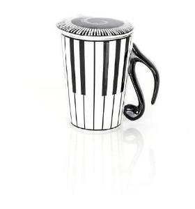 TAZA MUG AND LID (KEYBOARD)
