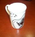 TAZA PORCELANA GUITARRA CLASICA CON CAJA