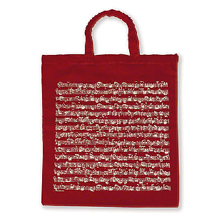 BOLSA TOTEBAG SHEET MUSIC BURDEOS