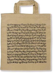 BOLSA TOTEBAG SHEET MUSIC BLANCA