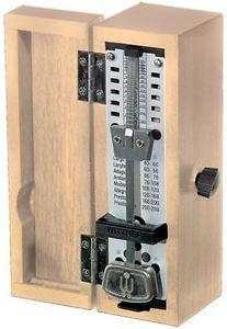 METRONOMO WITTNER MINI CAJA MADERA ROBLE AUTENTICO