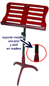 HIDRAU-MODEL ATRIL MADERA DIRECTOR SIMPLE AD-34