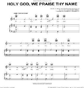 HOLY GOD WE PRAISE THY NAME 32
