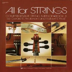 CBJ MTD ANDERSON ALL FOR STRINGS VOL.3 CONTRABAJO