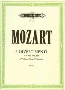 CAM MOZART DIVERTIMENTOS (3) KV 136 - 138