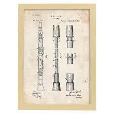 LAMINA LOS CLARINETES 45x60