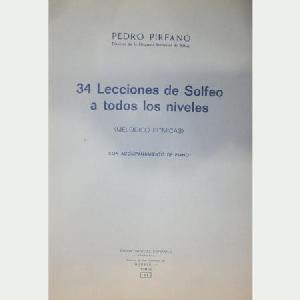 SOLF PIRFANO 34 LECCIONES SOLFEO