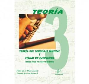 TEORIA DEL LENGUAJE MUSICAL Y FICHAS DE EJERCICIOS 3º