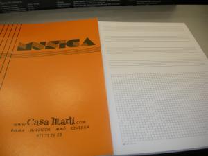 BLOC FOLIO VERTICAL 4 PAUTAS / CUADRICULA