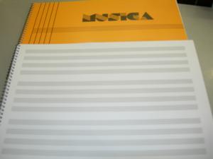 BLOC FOLIO APAISADO 10 PAUTAS