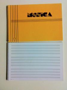 BLOC FOLIO APAISADO ARMONIA (3 GRUPOS DE 4 PAUTAS)