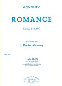 P ROMANCE ANONIMO B2319