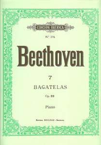 P BEETHOVEN BAGATELAS OP.33 PARA PIANO *OFERTA*