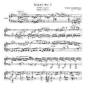 P BEETHOVEN SONATA Nº 5 OP.10 BOILE