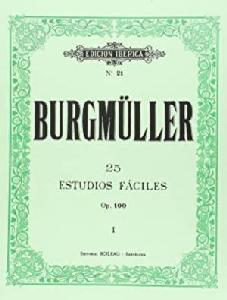 P BURGMULLER 25 ESTUDIOS FACILES OP. 100