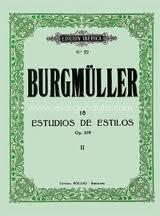 P BURGMULLER 18 ESTUDIOS DE ESTILOS OP.109