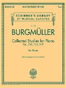 P BURGMULLER COLECCION DE ESTUDIOS OP. 100, 105 & 109